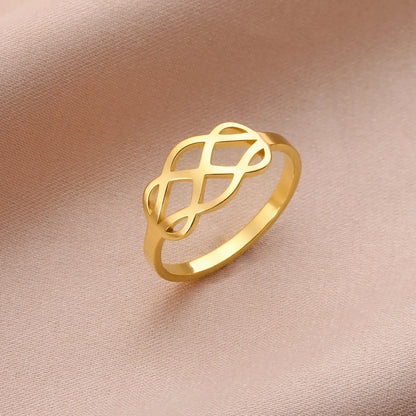 Vintage Gold Celtic Knot Ring