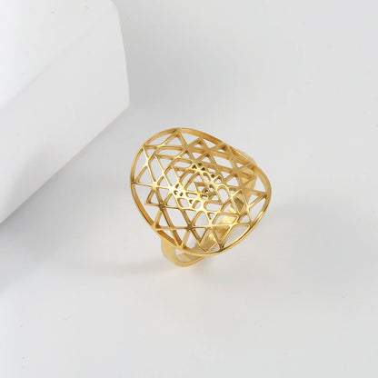 Sri Yantra Meditation Ring