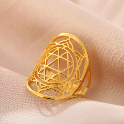 Sri Yantra Meditation Ring