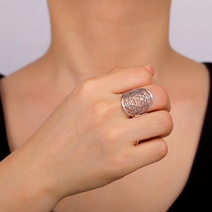 Sri Yantra Meditation Ring