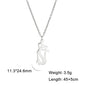 Stainless Steel Cat Necklace