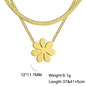 Gold Daisy Choker Necklace