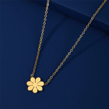 Gold Daisy Choker Necklace