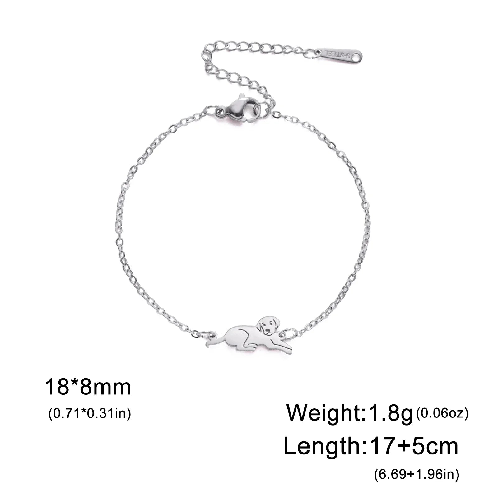 Pet Dog Stainless Bracelet