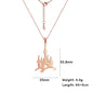 Women Church Castle Necklace