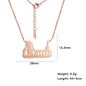 Women Church Castle Necklace