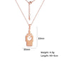 Women Church Castle Necklace