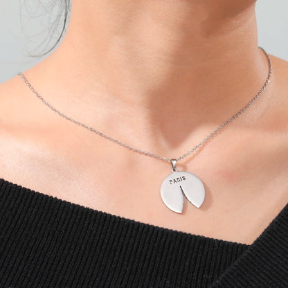 Women Church Castle Necklace