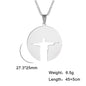 Women Church Castle Necklace