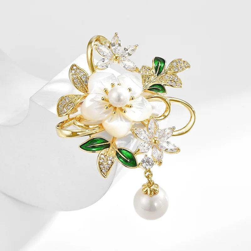 Luxury Design Flower Brooch