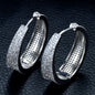 Zircon Hoop Earrings