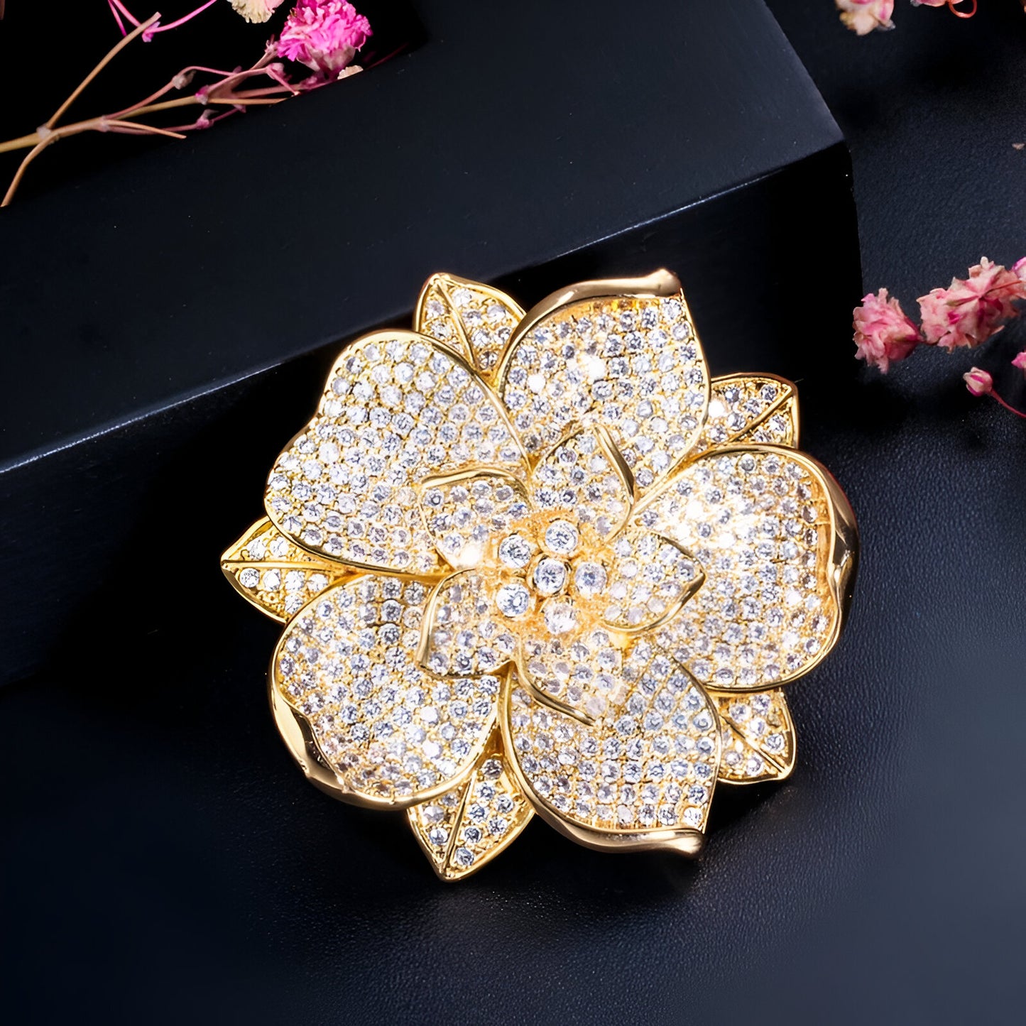 Stunning Flower Brooch 