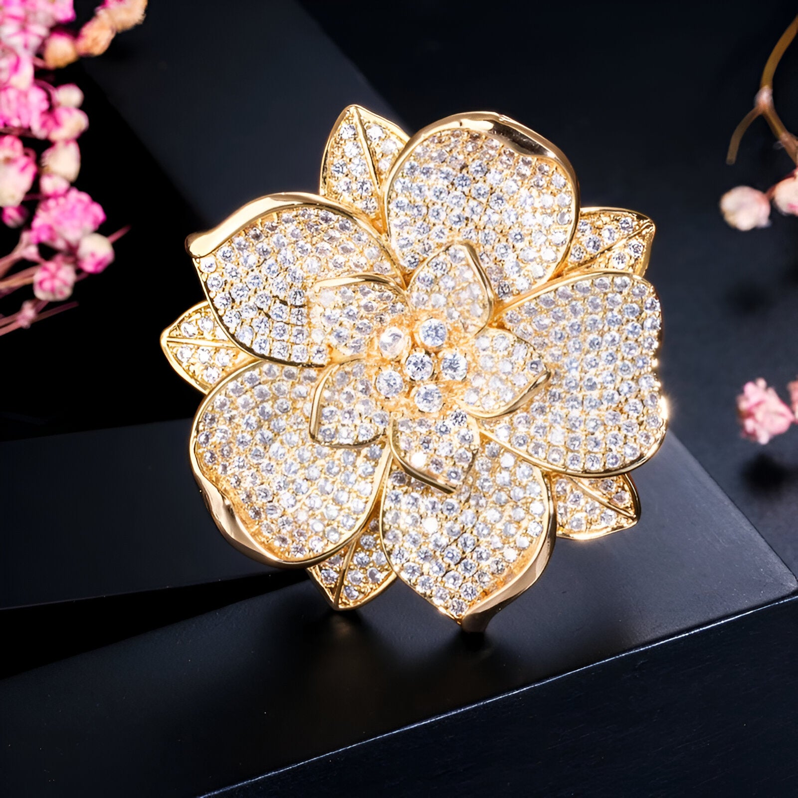 Stunning Flower Brooch 