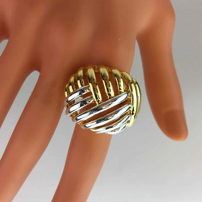 High-Quality Gold Big Ring