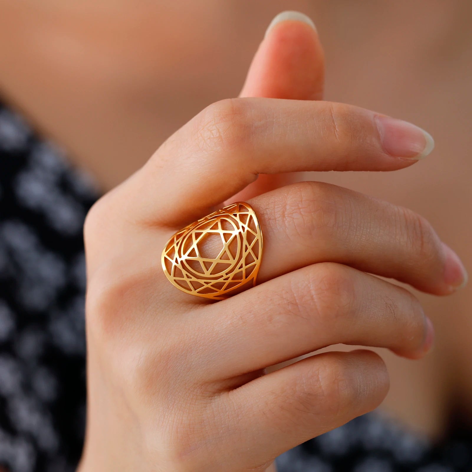 New Chakra Mandala Ring