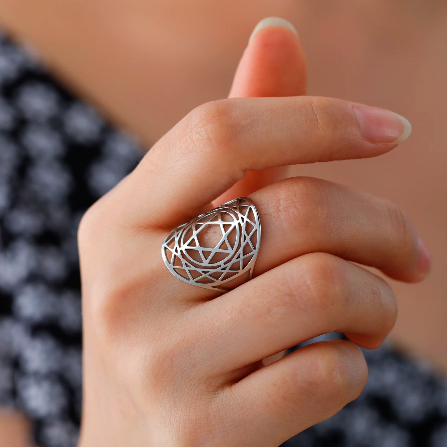 New Chakra Mandala Ring