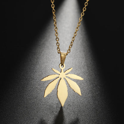 Chic Maple Leaf Pendant