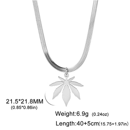 Chic Maple Leaf Pendant