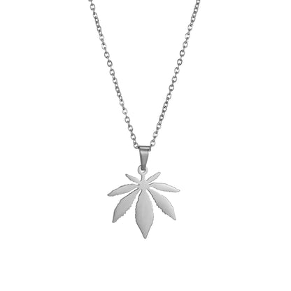 Chic Maple Leaf Pendant