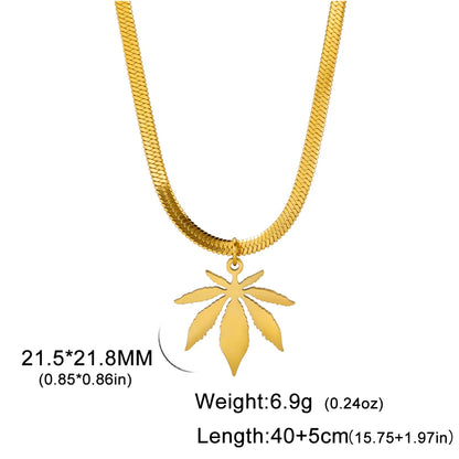 Chic Maple Leaf Pendant