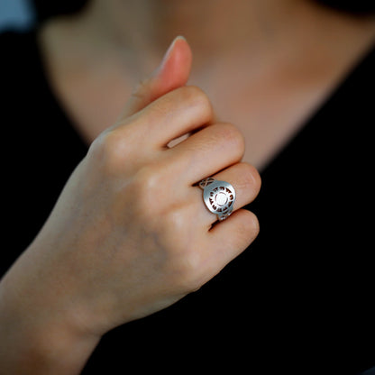 Sun Moon Knot Ring

