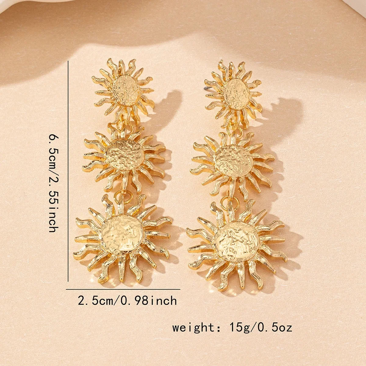 Sunflower Earrings Holiday Party Gift