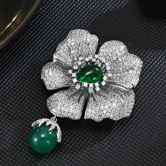 Five-Leaf Female Brooch