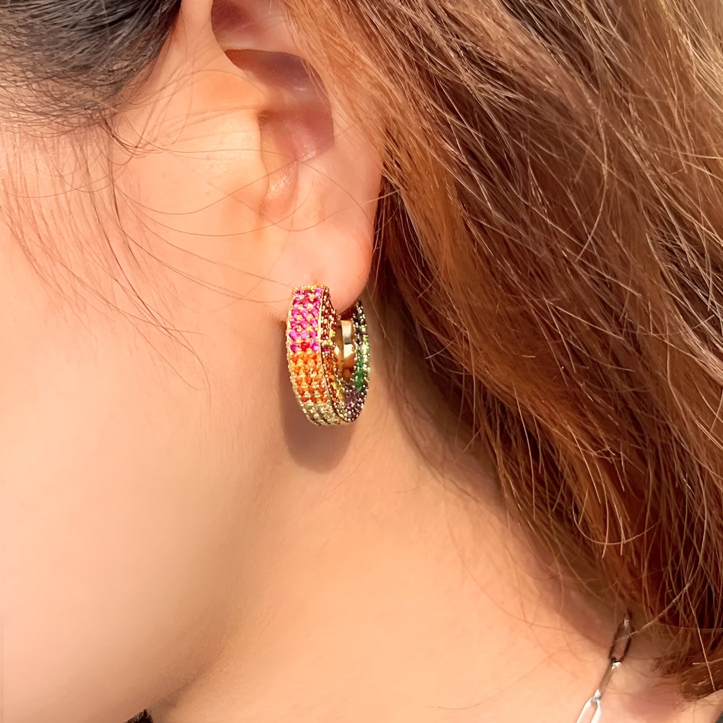 Half Round C-Shape Earrings - JR NEST