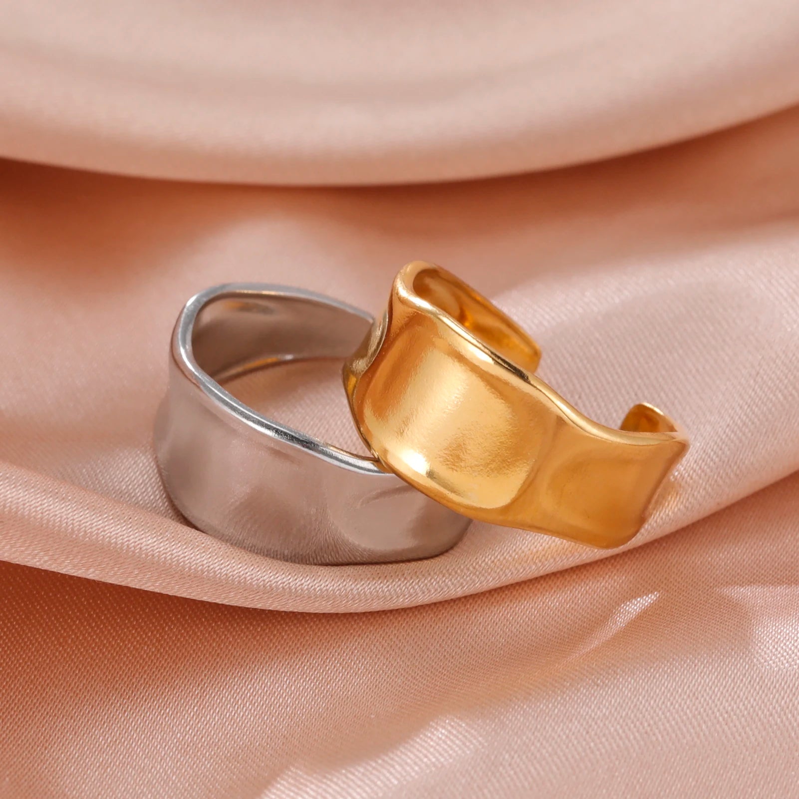 Gold Stainless Steel Ring