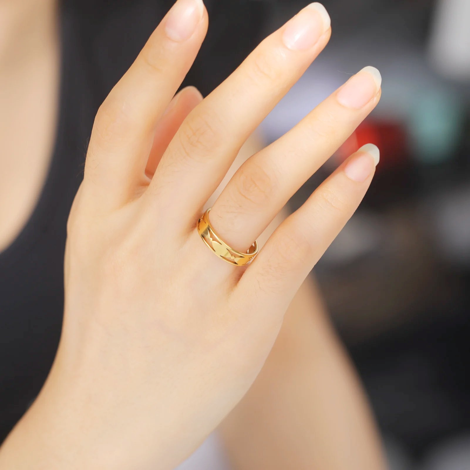 Simple Geometric Rings