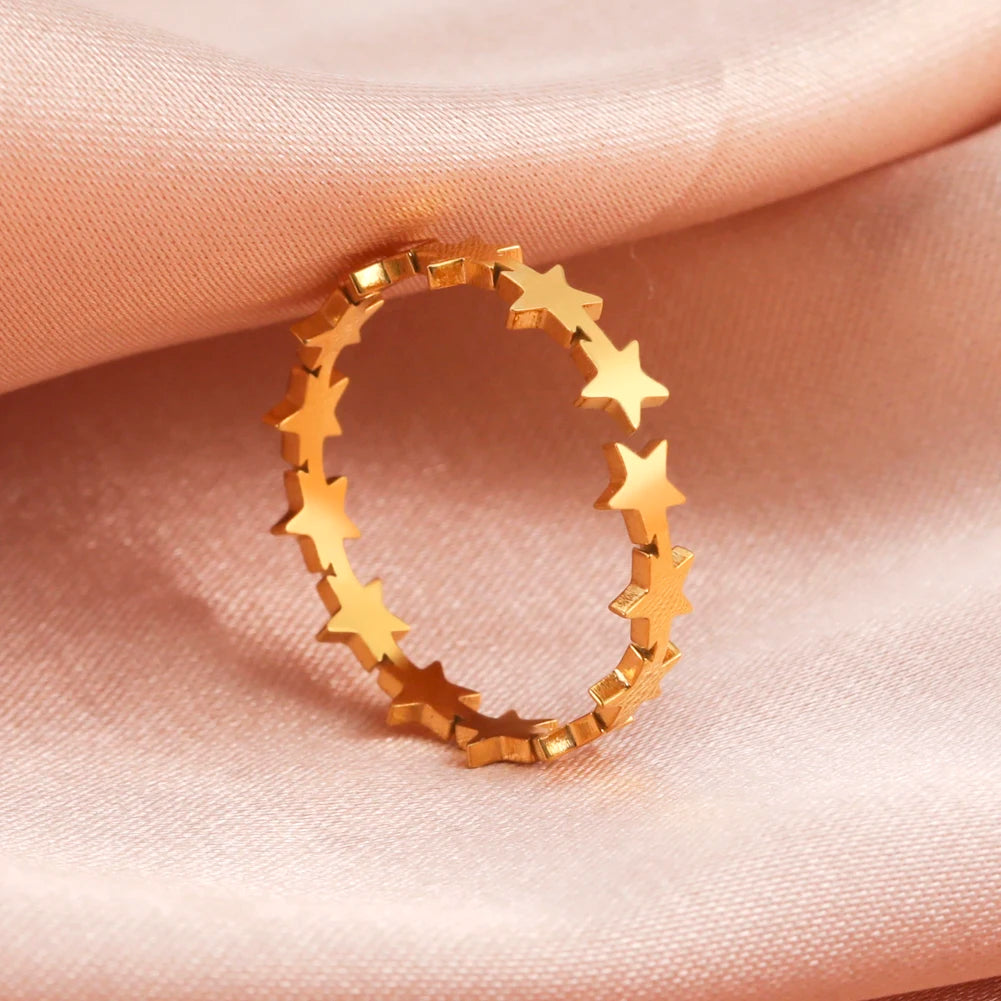 Trendy Minimalist Star Ring