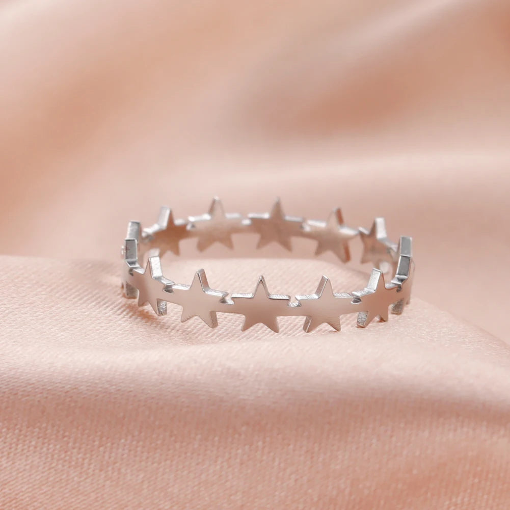 Trendy Minimalist Star Ring