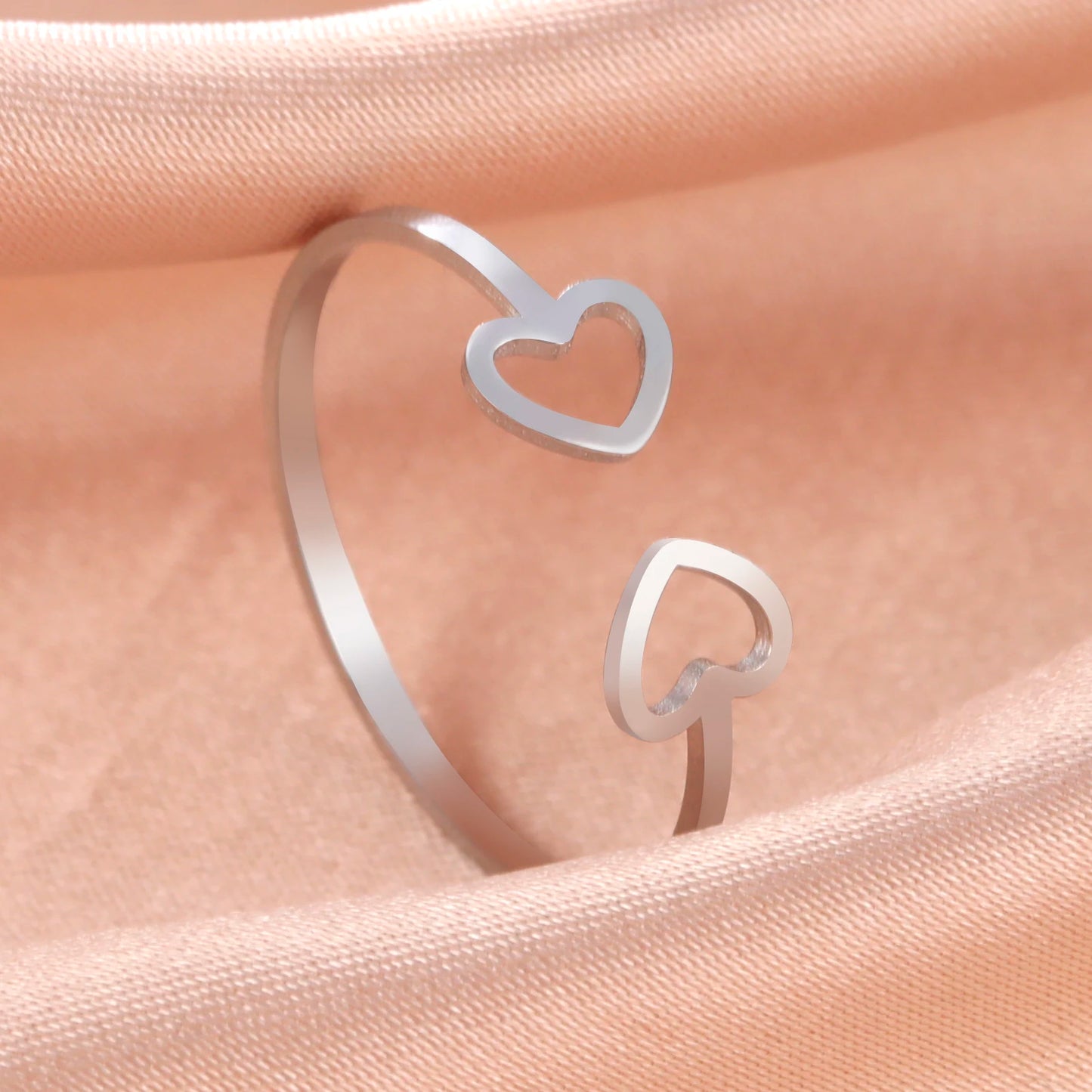 Stainless Steel Open Finger Ring