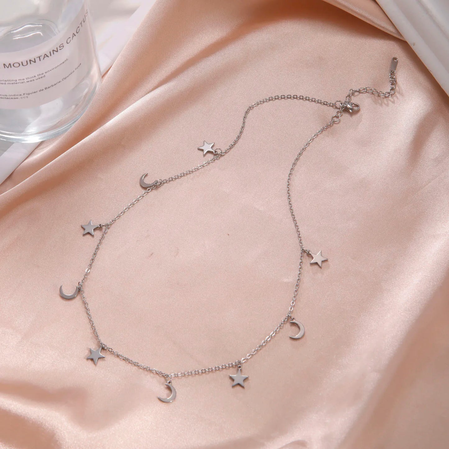 Gold Moon Star Choker