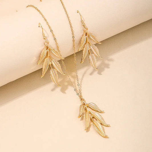  Leaf Jewelry Set