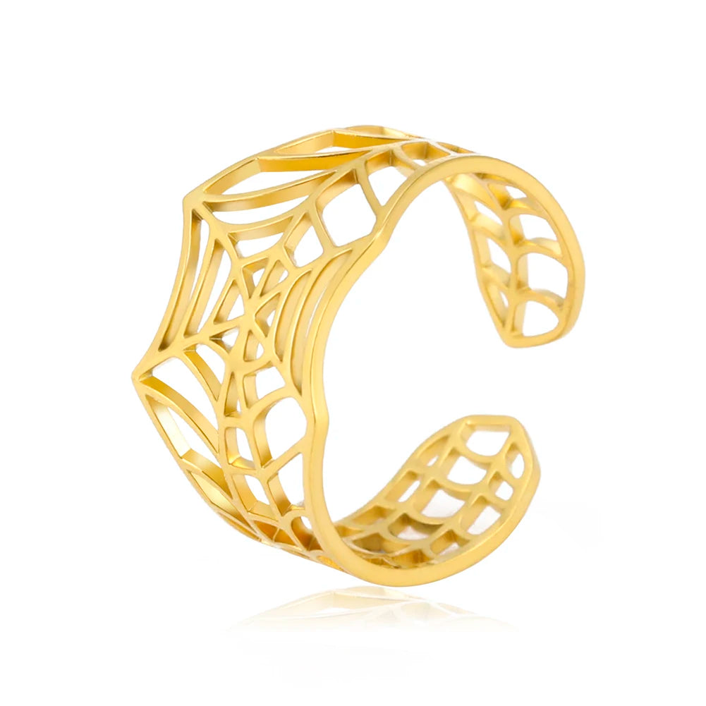 Spider Web Fashion Ring