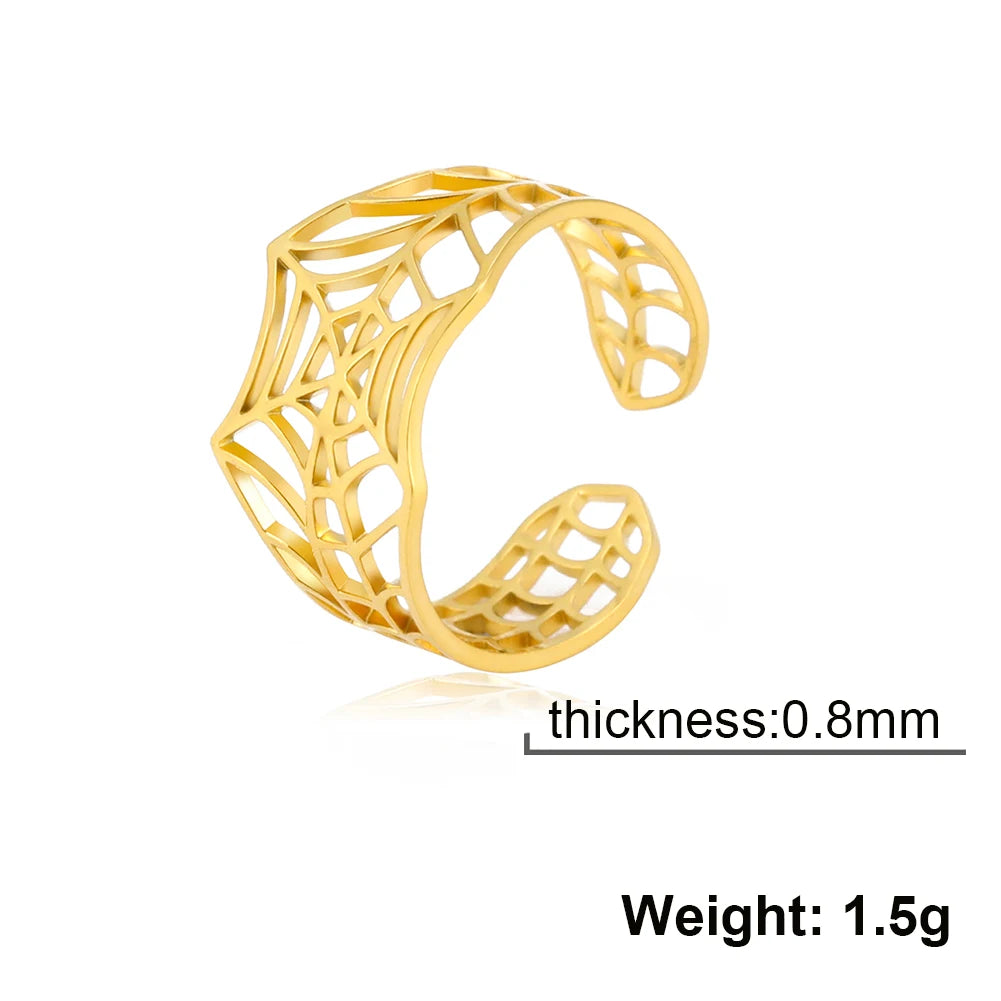 Spider Web Fashion Ring