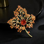 Maple Leaf Coat Brooch