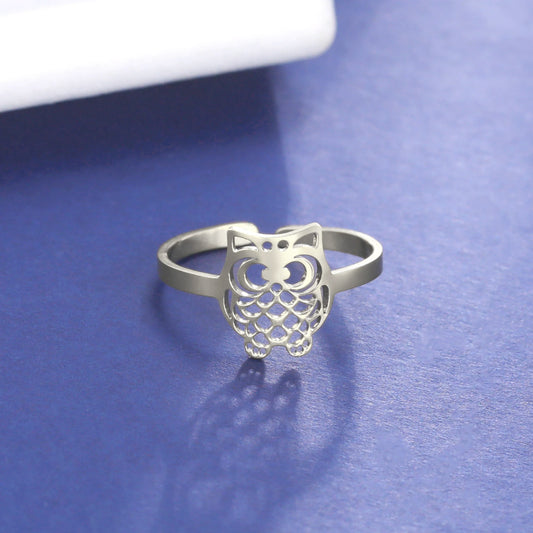 Owl Ring Fashion Jewelry