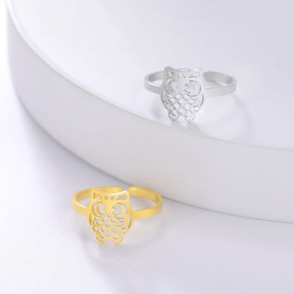 Owl Ring Fashion Jewelry