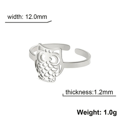 Owl Ring Fashion Jewelry