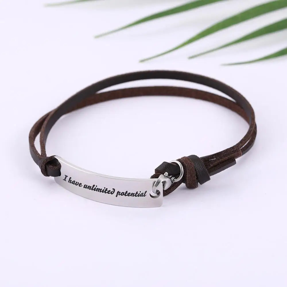 Adjustable Steel Bracelet Gift