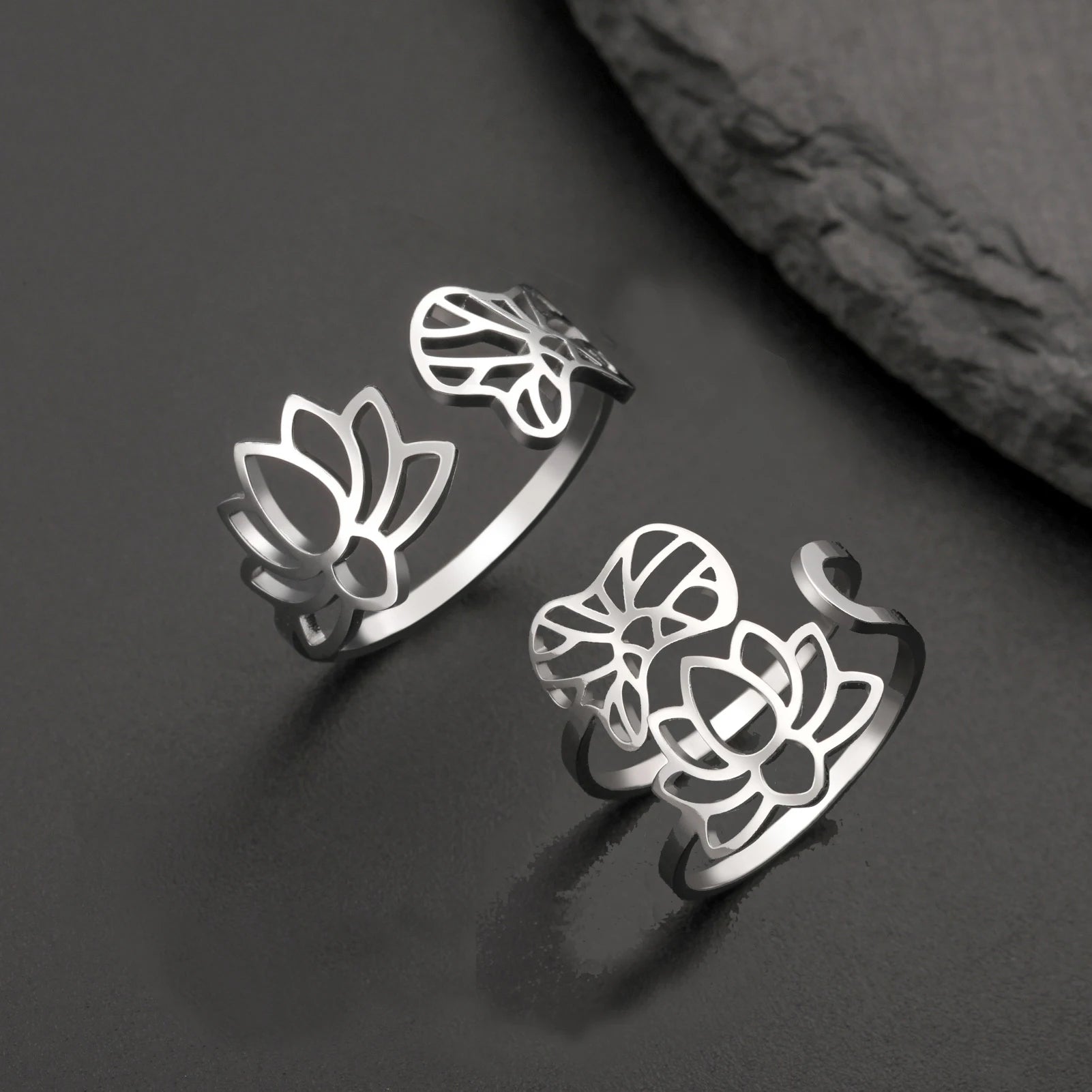 Spiritual Lotus Leaf Ring