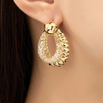 Drops Oval Earrings