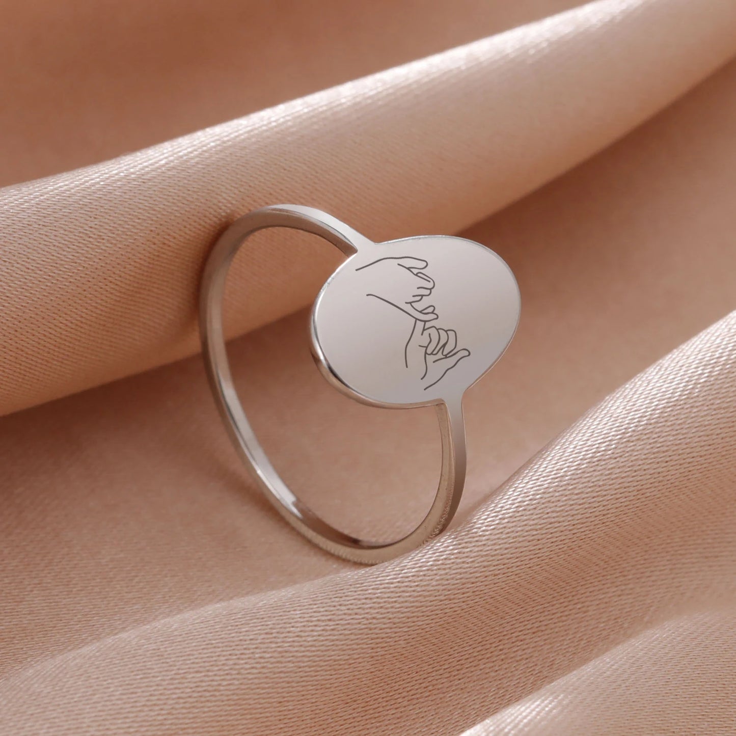 Stainless Steel Oval Ring