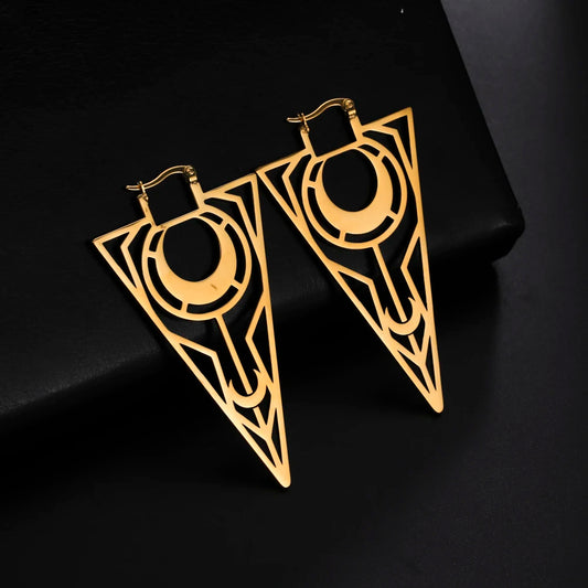 Vintage Geometric Earrings Gift