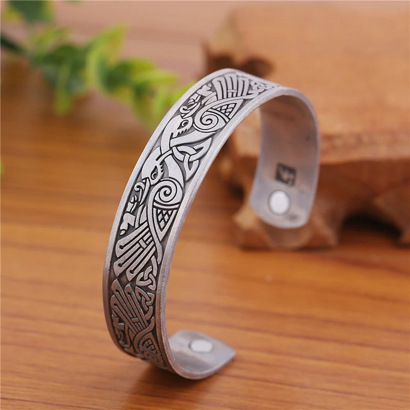 Magnetic Health Talisman Cuff Bracelet