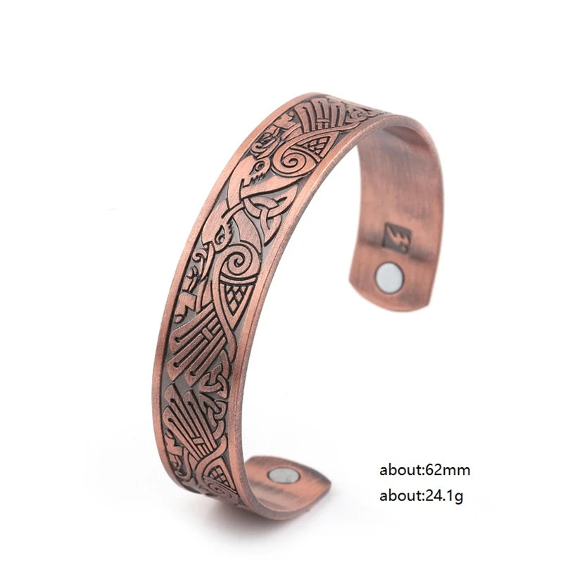 Magnetic Health Talisman Cuff Bracelet