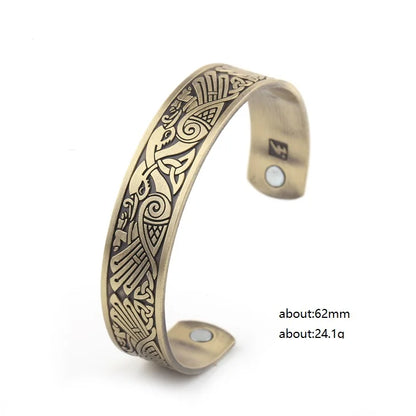 Magnetic Health Talisman Cuff Bracelet