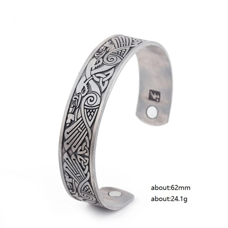 Magnetic Health Talisman Cuff Bracelet